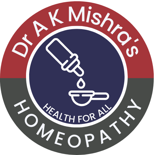 Dr A K Mishra's Homeopathy logo — Health for All, Gorakhpur