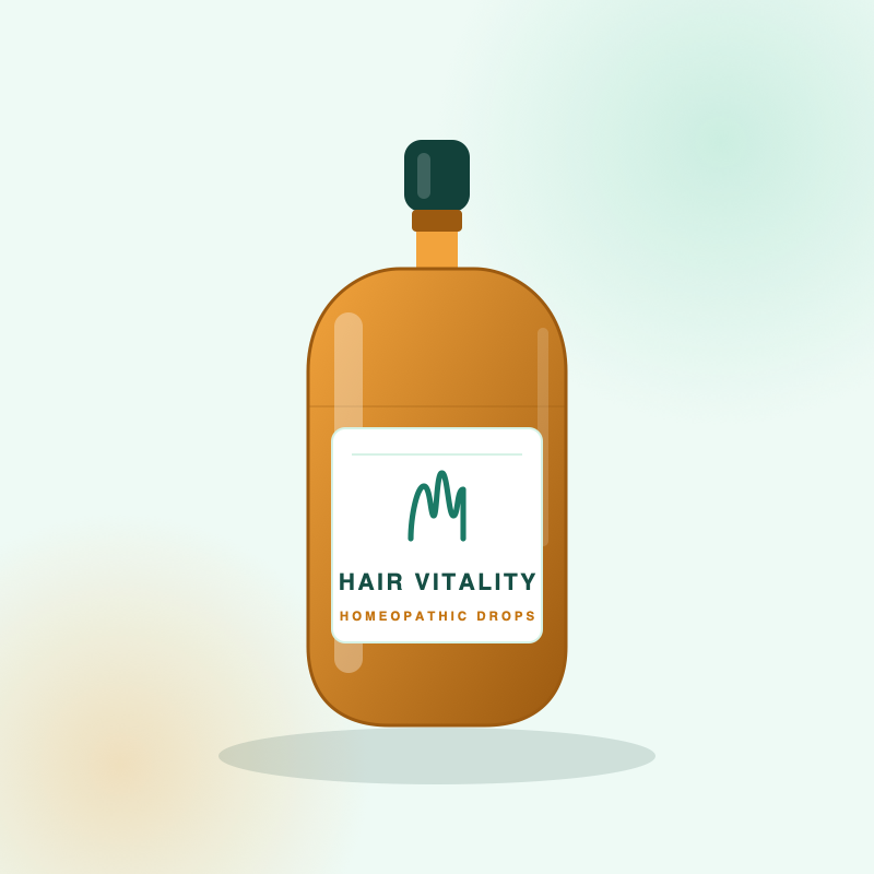 Hair Vitality Drops — homeopathic medicine for hairfall at Dr A K Mishra's Homeopathy, Gorakhpur