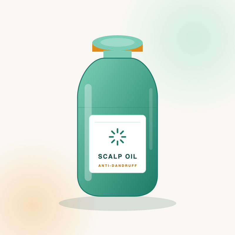 Anti-Dandruff Scalp Oil — homeopathic oil for dandruff and itchy scalp in Gorakhpur